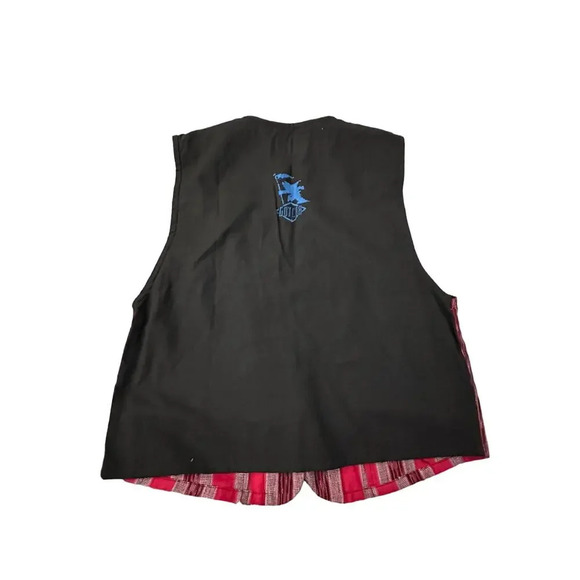 Gotcha 100% Cotton Striped Boho Casual Waistcoat Vest Size Small - Picture 7 of 7